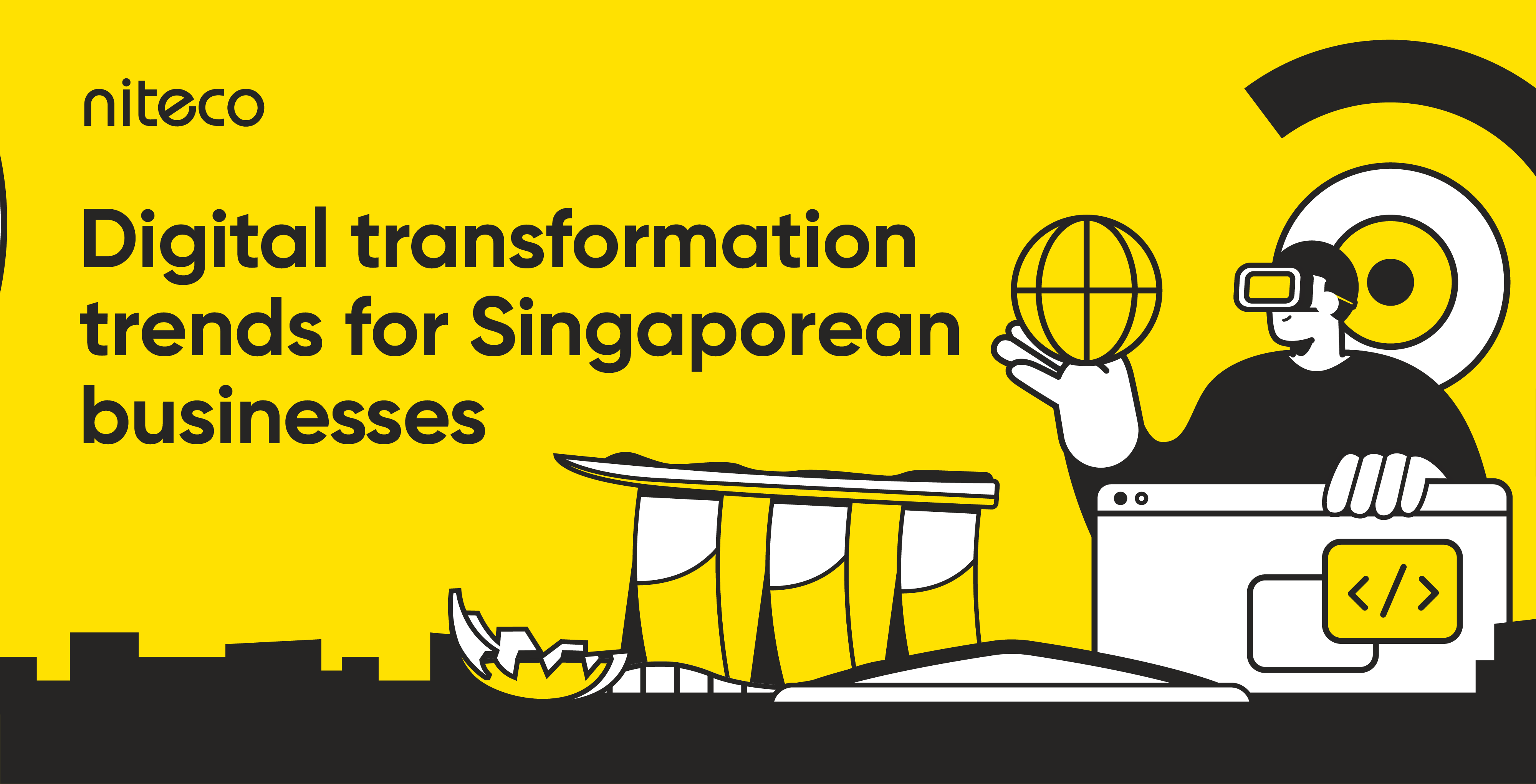 Digital transformation trends for Singaporean businesses with VR and coding