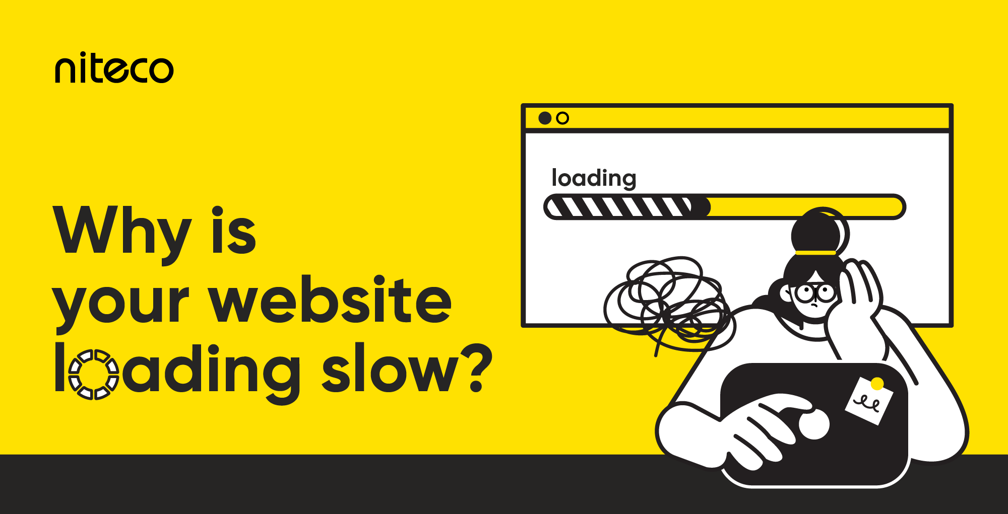 Why is your website loading slow with frustrated user and loading bar