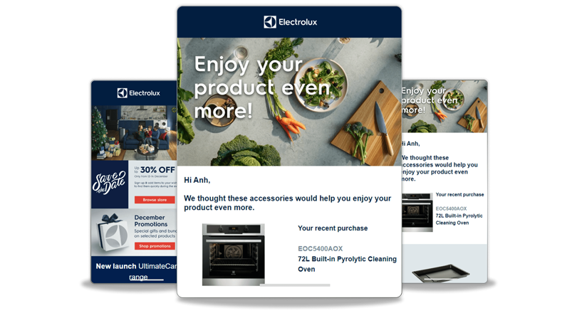 Powering Electrolux’s email marketing in the APAC and MEA regions Powering Electrolux’s email marketing in the APAC and MEA regions