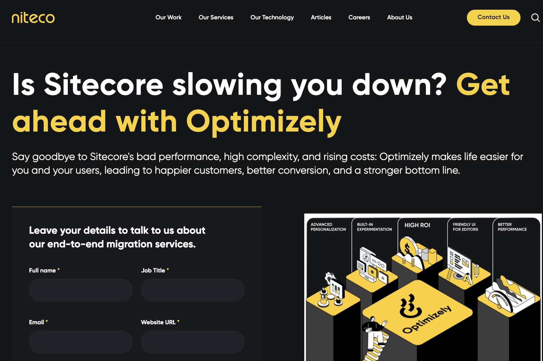 Optimizely benefits: advanced personalization, experimentation, high ROI, and performance