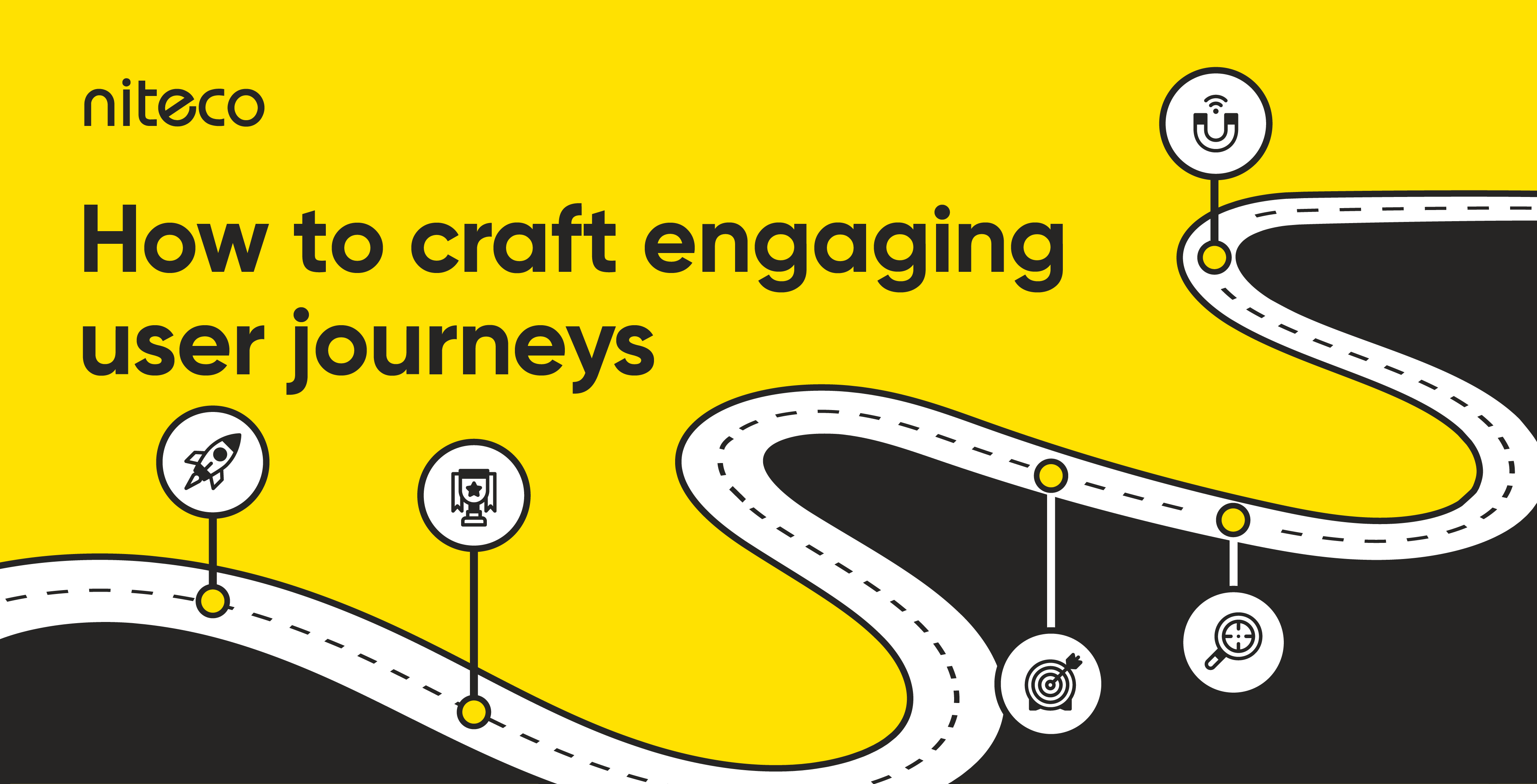 How to craft engaging user journeys with roadmap and key milestones icons