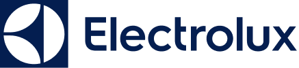 electrolux_logo Electrolux logo with blue emblem and text representing home appliances brand