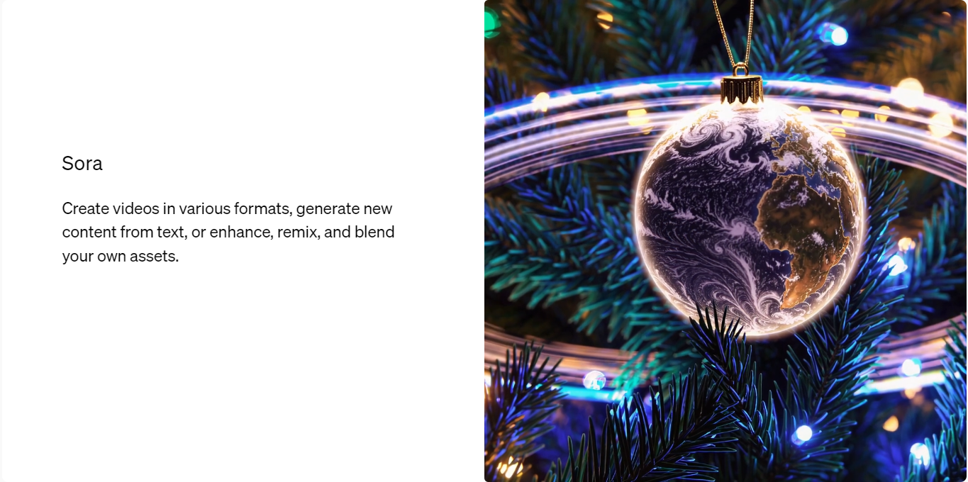 Earth-themed Christmas ornament hanging on a decorated pine tree with lights
