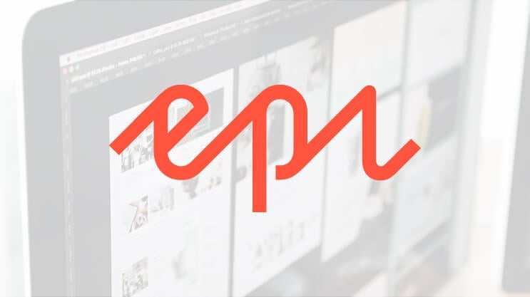 Optimizely logo over blurred web design interface showcasing digital content management